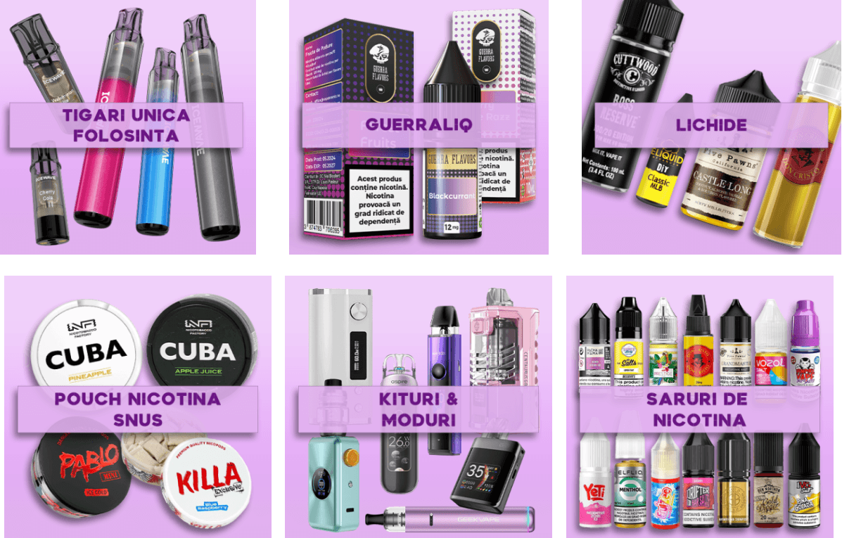 Vapetronic.ro – Unul dintre cele mai complete magazine de țigări electronice din România în 2026