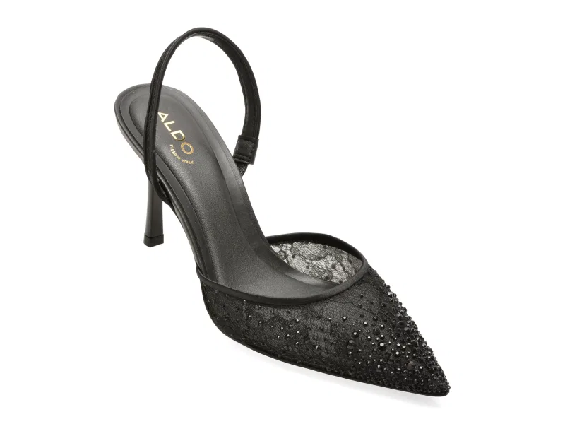 Pantofi eleganti ALDO negri, 14241582, din material textil