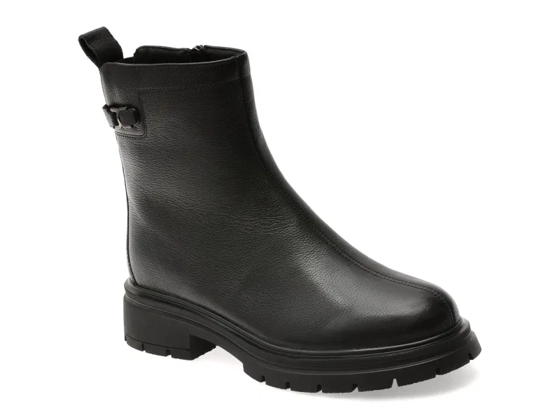 Ghete GRYXX negre, DX01321, din piele naturala