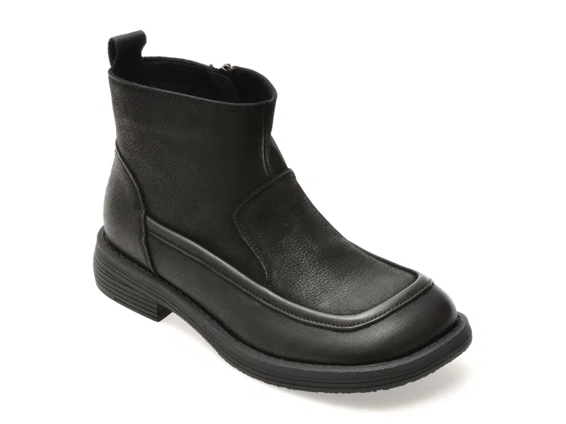 Ghete GRYXX negre, X001, din piele naturala