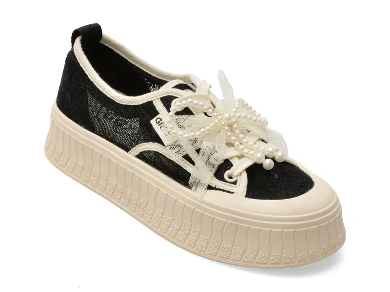 Pantofi GRYXX negri, 278, din material textil
