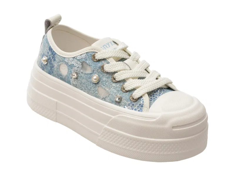 Pantofi sport GRYXX albastri, C119210, din material textil
