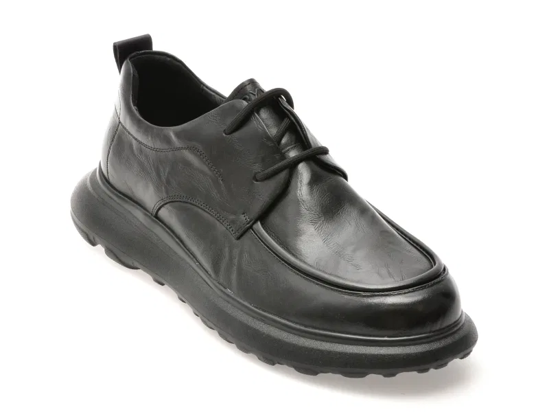 Pantofi GRYXX negri, 56519, din piele naturala