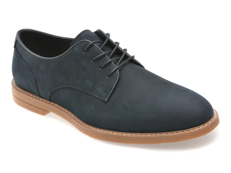 Pantofi ALDO bleumarin, FARO 413, din nabuc